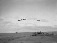 Asisbiz Fleet Air Arm Operation Tungsten with Barracudas returning to thier carriers 3rd Apr 1944 IWM A22639