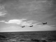 Asisbiz Fleet Air Arm Barracuda returning back to HMS Implacable Norway 27th Sep 1944 IWM A26175