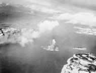Asisbiz Fleet Air Arm aircraft from HMS Implacable destroy a German convoy off Norway 27th Nov 1944 IWM A26574