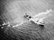 Asisbiz Fleet Air Arm aircraft from HMS Implacable destroy a German convoy off Norway 27th Nov 1944 IWM A26579
