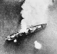 Asisbiz Fleet Air Arm attack the German supply ship Elbe off Norwegian coast IWM A4604