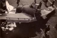 Asisbiz Fleet Air Arm Hellcat landing mishap aboard HMS Indomitable 04