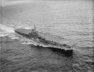 Asisbiz RN carrier HMS Victorious at sea off Scapa Flow 28th Oct 1941 IWM A6154