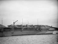 Asisbiz RN carrier HMS Victorious with Fairey Albacores preparing for Norwegian operations Oct 1941 IWM A5949