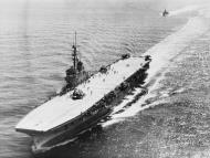 Asisbiz RN light carrier HMS Colosses to collect allied POWs from Woosung at sea off Korea Sep 1945 IWM A30911