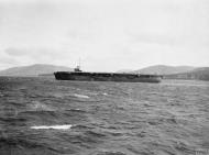 Asisbiz RN merchant carrier or MAC ship HMS Empire Macalpine moored at Greenock Inverclyde Scotland 1943 IWM A17070