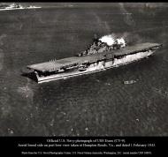 Asisbiz CV 9 USS Essex aerial photo taken at Hampton Roads 1st February 1943 01