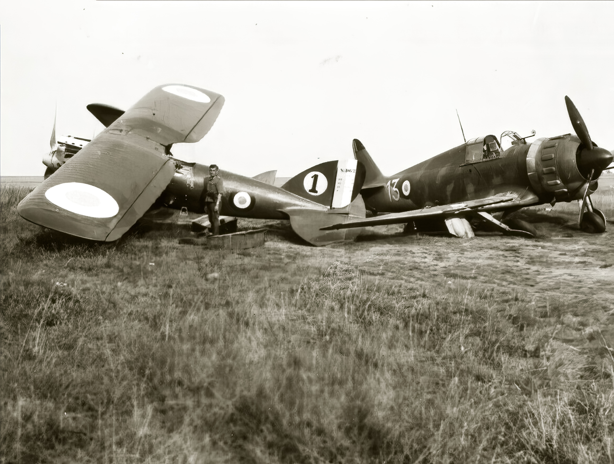 French Airforce Bloch MB 152 White 13 with a Nieuport Delage NiD 62C1 Battle of France May 1940 ebay 01