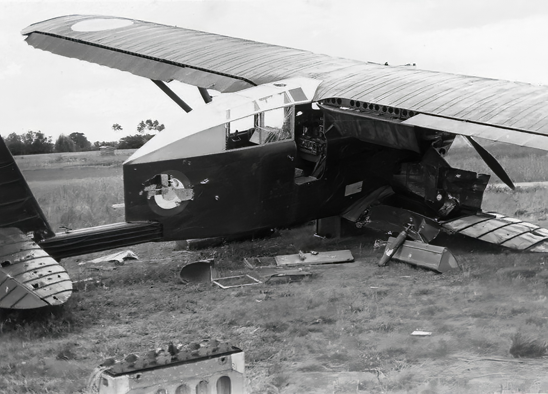 French Airforce Breguet 270 destroyed whilst on the ground battle of France May Jun 1940 ebay 02