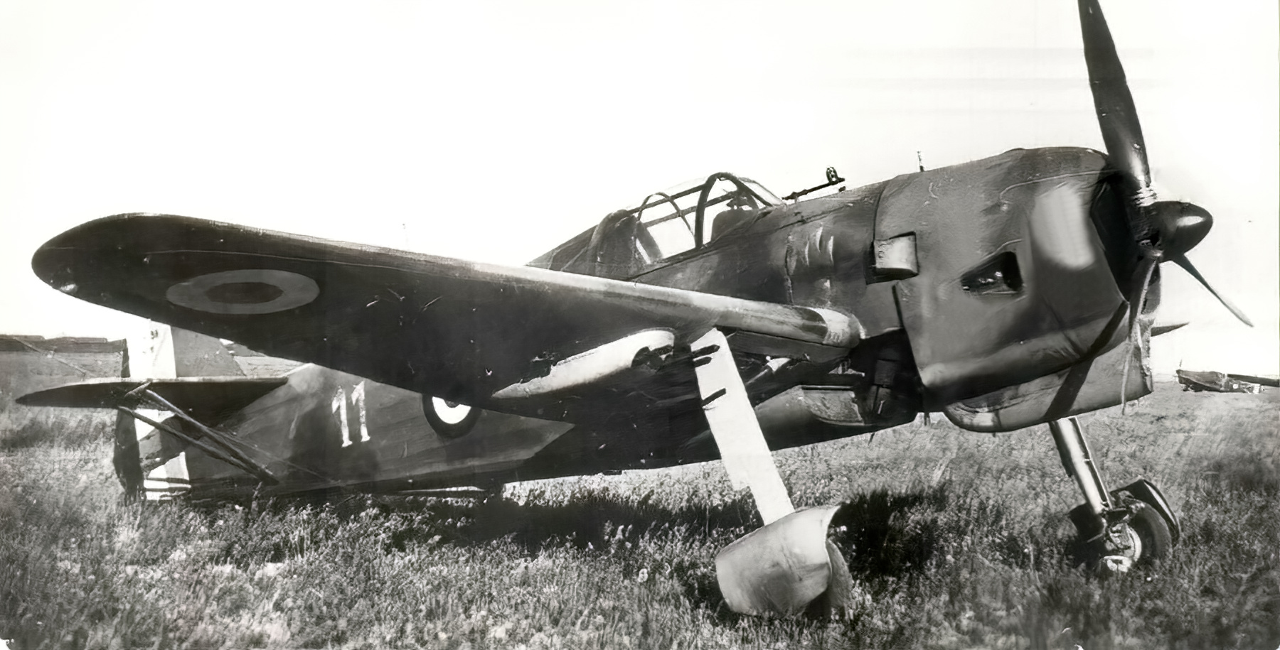 French Airforce Koolhoven FK58 White 11 powered by Gnome Rhone 14N 49 engine France 1940 01