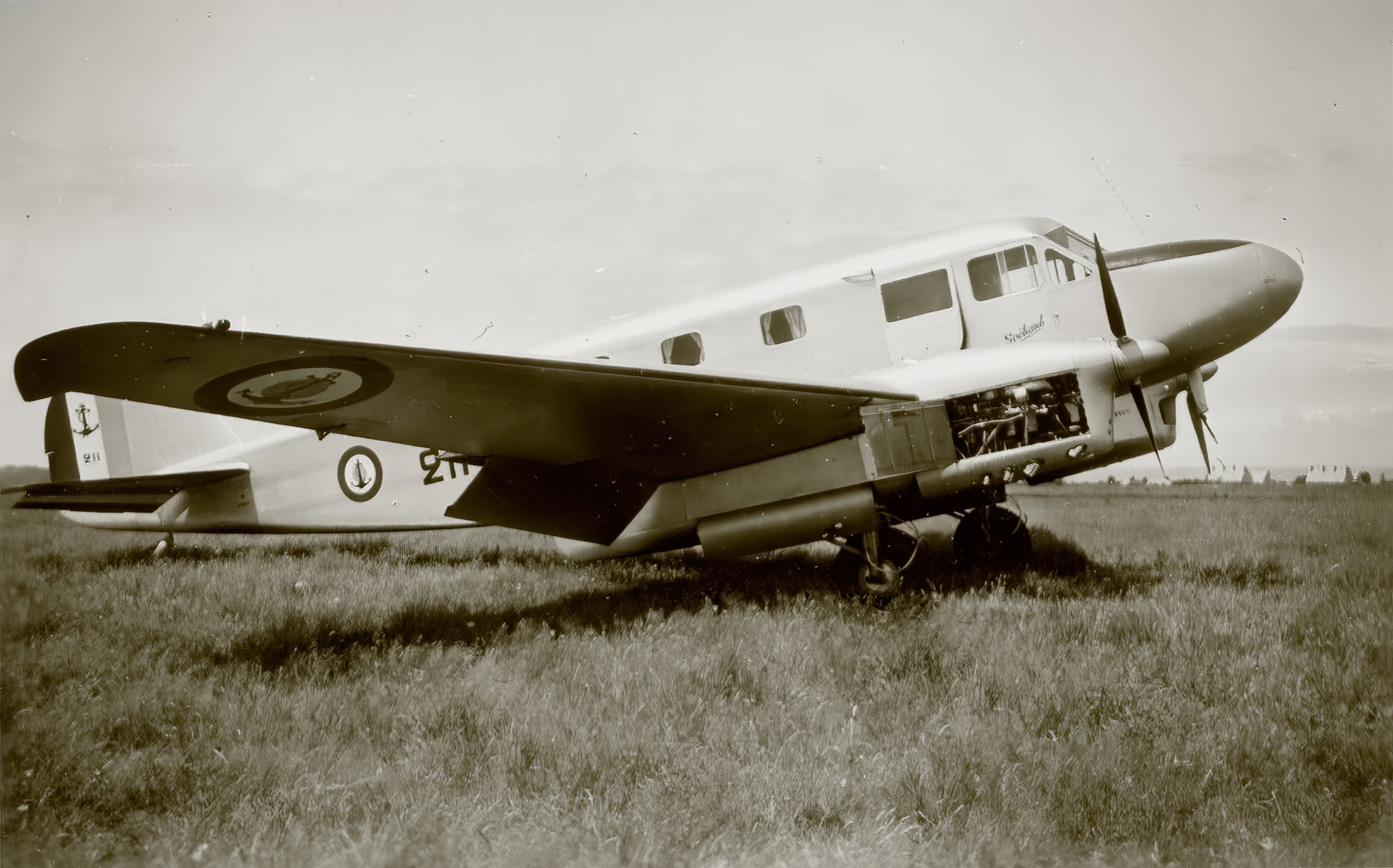 French Navy Caudron C.440 Goeland liaison coded 211 aircraft