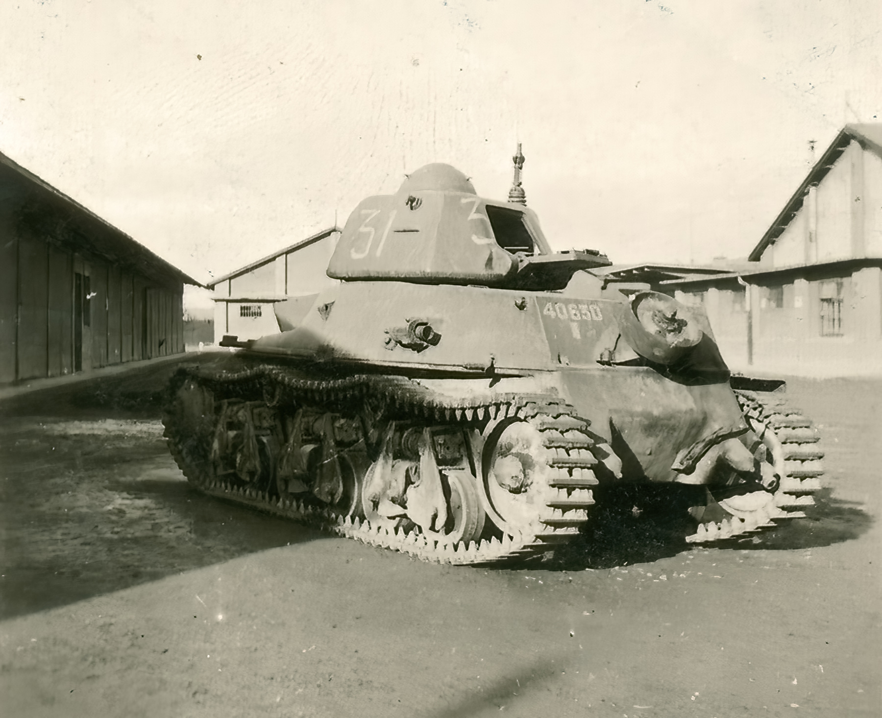 French Army Hotchkiss H39 sn 40630 White 31 battle of France 1940 ebay 01