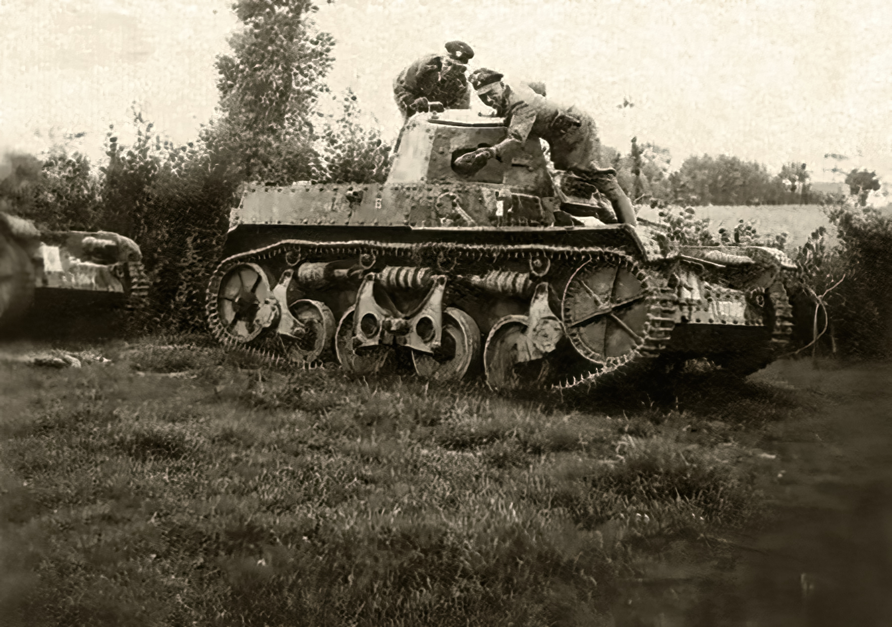 French Army Renault Char AMR 35 captured battle of France 1940 web 01