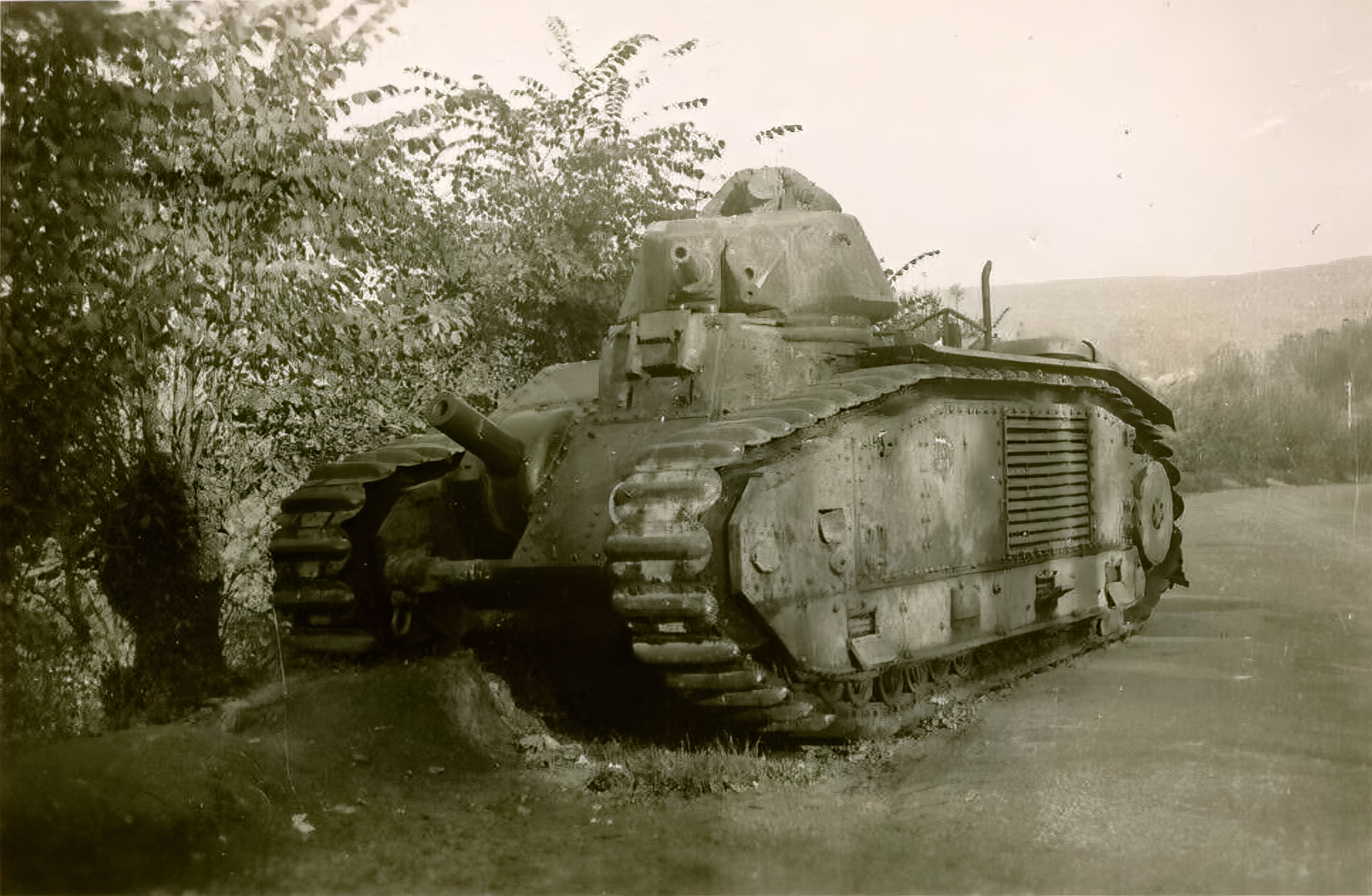 French Army Renault Char B1bis abandoned during the battle of France 1940 ebay 07