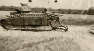 Asisbiz French Army Renault Char B1bis abandoned after losing its track France 1940 ebay 01