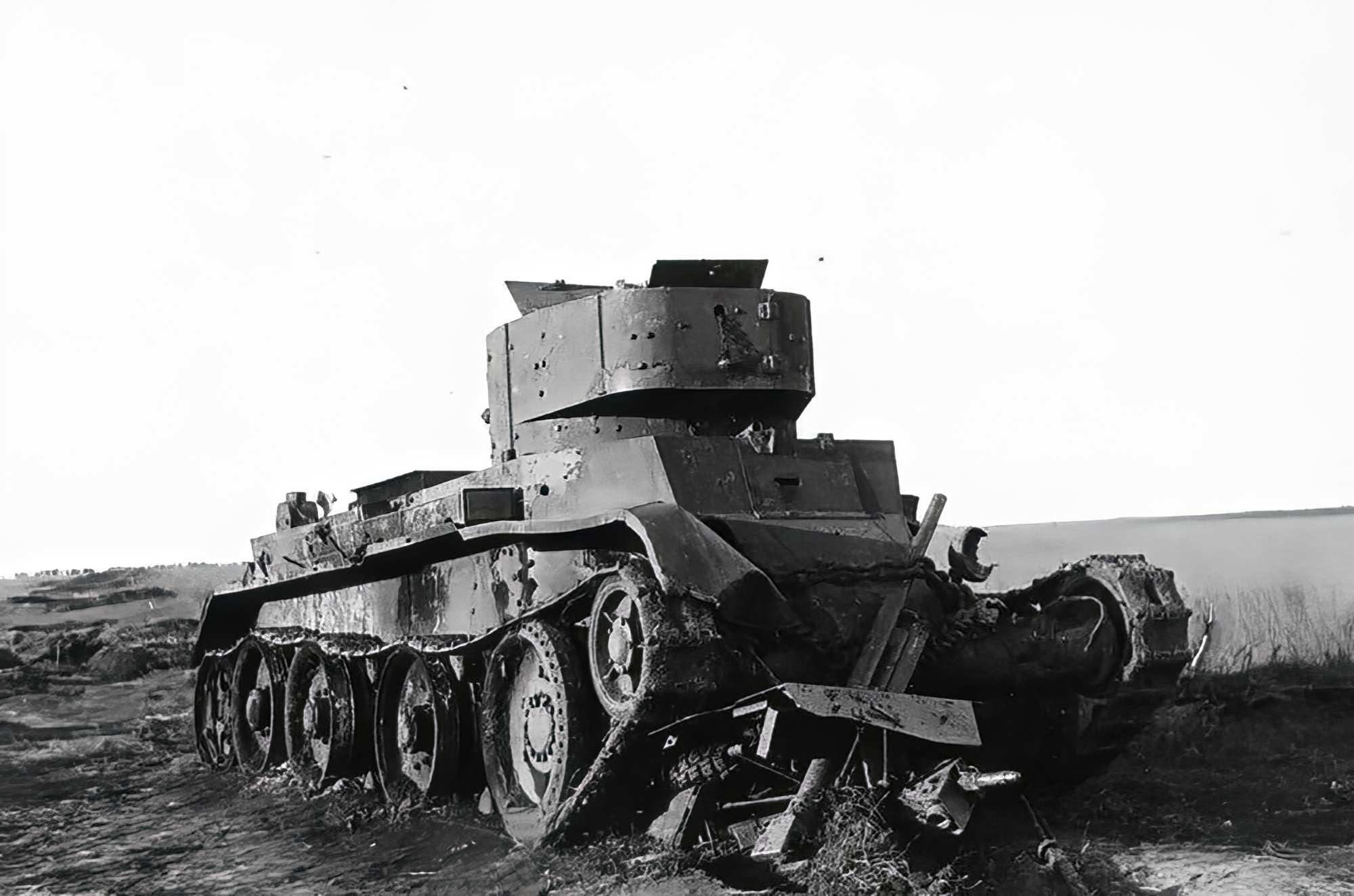 Подбитые немецкие танки