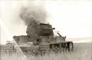 Asisbiz Soviet KV 1 heavy tank lies abandoned after a battle with German forces Voronezh Area
