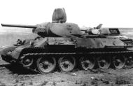 Asisbiz Soviet T 34 tanks abandoned after a battle with German forces 01