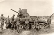 Asisbiz Soviet T 34 tanks abandoned after a battle with German forces ebay 02