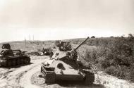 Asisbiz Soviet T 34 tanks lie abandoned during the retreat to Stalingrad after battling German forces 01