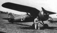 Asisbiz Polish Airforce PZL P7a White 27 with its pilot Poland 01