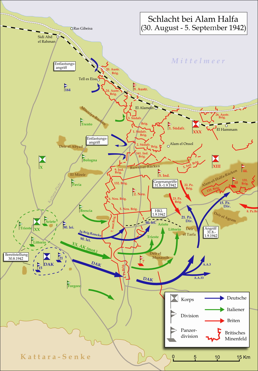 Asisbiz A Map in German language showing the operations during the ...