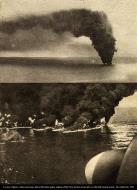 Asisbiz Allied Merchant tanker sinking off the Nort African Coast after a Luftwaffe torpedo attack Der Adler Dec 1942 02
