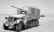 Asisbiz German Afrika Korps 76.2mm Russian gun on halftrack 1943 NAM1984071523L