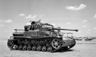 Asisbiz German Afrika Korps Knocked out Panzer Mark IV tank 1943 NAM1984071532L