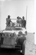 Asisbiz German Cmd GenLt Erwin Rommel Deutsches Afrika Korps DAK in SdKfz 250 named Greif after mythical beast 1942 01
