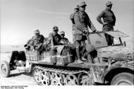 Asisbiz German DAK half track SdKfz 251 with 3.7cm Pak 36 during the spring offensive 1941 Bund 101I 782 0016 34A