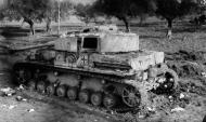 Asisbiz German Panzer IV Ausf F2 the Mark IV Special knocked out in an olive grove Italy 1944 NAM197503631533L