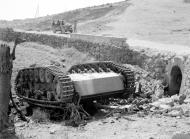 Asisbiz German Sturmgeschutz III (StuG III) self propelled gun overturned in Sicily 1943 NAM1975036313183