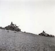 Asisbiz German armor DAK Afrika Korps recon unit advancing into Libya photo series from ebay 01