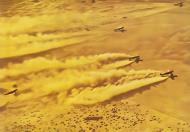 Asisbiz Luftwaffe Messerschmitt Bf 109F4s taking off from one of many desert strips North Africa 01