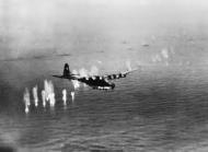 Asisbiz Luftwaffe heavy transport aircraft Messerschmitt Me 323 sd by RAF 14Sqn B 26 Marauder Corsica IWM C3692