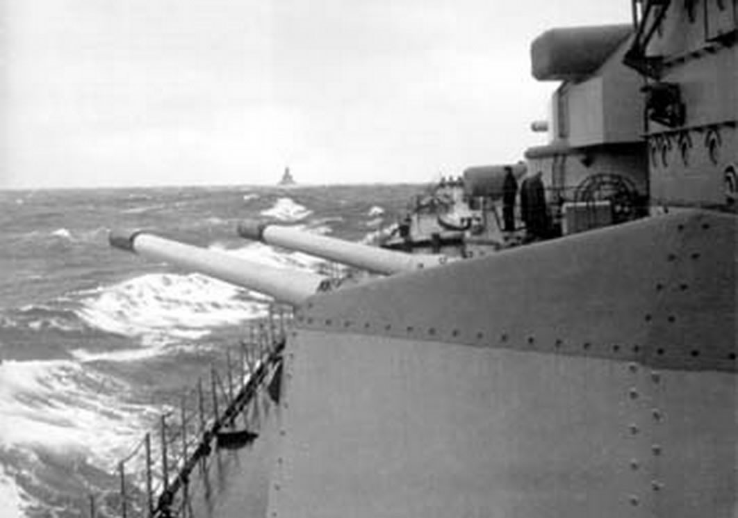 Kriegsmarine Scharnhorst class battlecruisers battleship KMS Scharnhorst during operation Juno 01