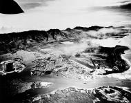 Asisbiz Aerial photograph looking east with Hickam Army Air Field in center and Honolulu beyond 13th Oct 1941 NH 89041