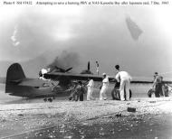Asisbiz Archive US Navy photos showing the Japanese Naval attack on Pearl Harbor Naval Air Station Kaneohe Bay 01