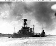 Asisbiz Archive USN photos showing USS Raleigh after the attck on Perl Harbor Hawaii 7th Dec 1941 01