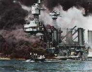 Asisbiz Archive USN photos showing the devastation caused by IJN attack on Perl Harbor Hawaii 7th Dec 1941 06C