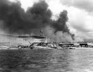 Asisbiz Planes and hangars wrecked after the Japanese attack on Pearl Harbor 7th Dec 1941 80 G 32744