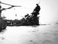 Asisbiz USS Arizona (BB 39) after the Japanese attack on Pearl Harbor 7th Dec 1941 80 G 32608