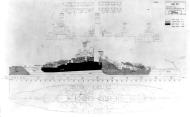 Asisbiz USS Nevada (BB 36) camouflage measure 31a design 6B 14th Oct 1944 19 N 73630