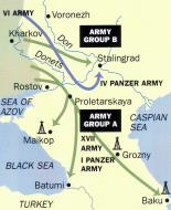 Asisbiz A Map showing the push towards Stalingrad 0B