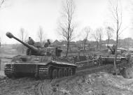 Asisbiz German armor Tiger I tanks manouvering in the muddy conditions after the winter thaw Ukraine ebay 02