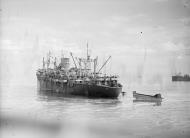 Asisbiz Damaged American Assault SS Ship Thomase Stone in Algiers harbour operation Torch 1942 IWM A12749