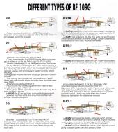 Asisbiz Art Messerschmitt Bf 109G mark variants 01