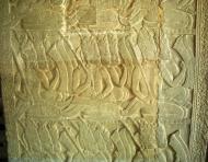 Asisbiz Angkor Wat Bas relief N Gallery W Wing Battle of Devas and Asuras 08