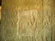 Asisbiz Angkor Wat Bas relief N Gallery W Wing Battle of Devas and Asuras 09
